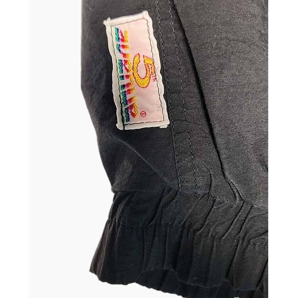 VTG 5th Ave Swiss Boutique Womens 12 Black Puffer Full-Zip Vest Gold HW Rare EUC - Picture 7 of 10